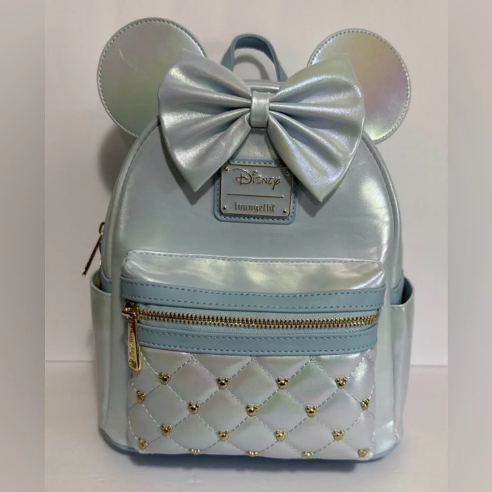 Disney Loungefly The Minnie Mouse Classic Series Mini Backpack - Iridescent Sky